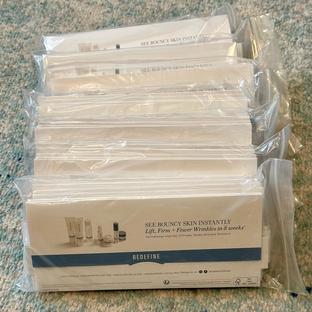 36 Single-Use Regimen Samples of Rodan+Fields “Redefine” for Anti-aging.